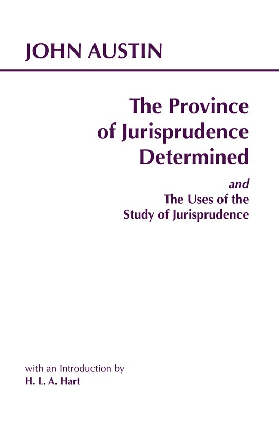 Province Of Jurisprudence Determined - cover