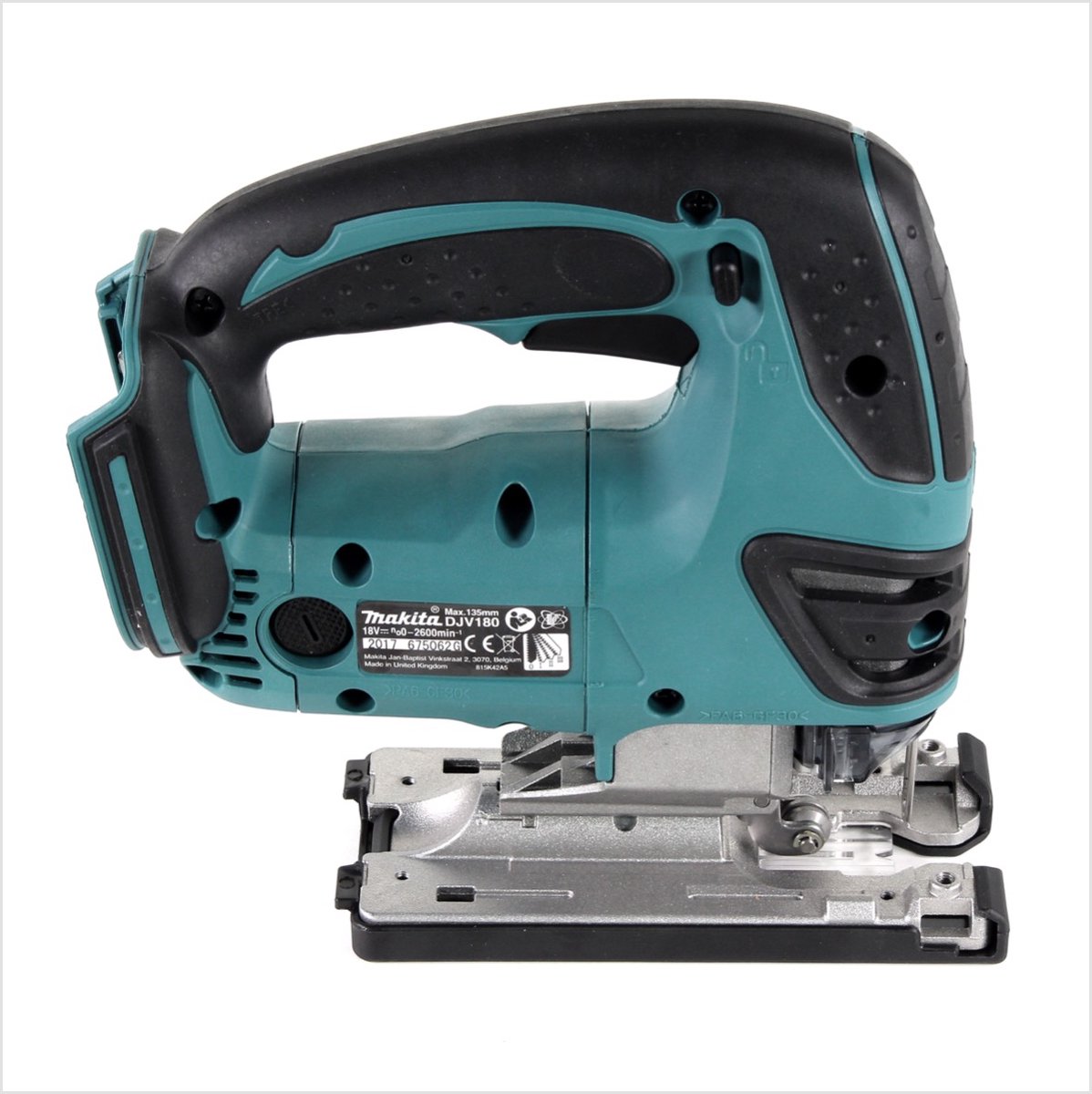 Makita DJV180Z 18V decoupeerzaag - tool-free wissel, 3 pendelstanden thumbnail 5