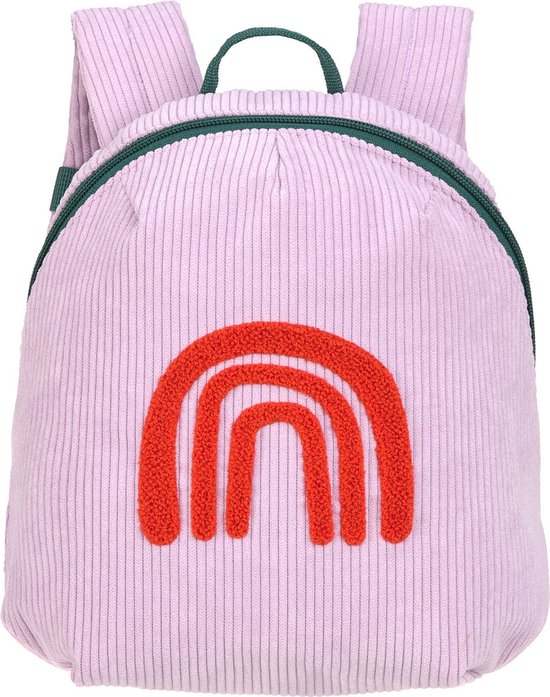 Foto: L ssig mini kinderrugzak tiny backpack cord little gang rainbow lilac