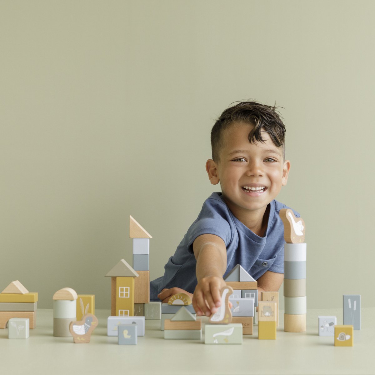 Little Dutch Bouwblokken Blue — afbeelding 7