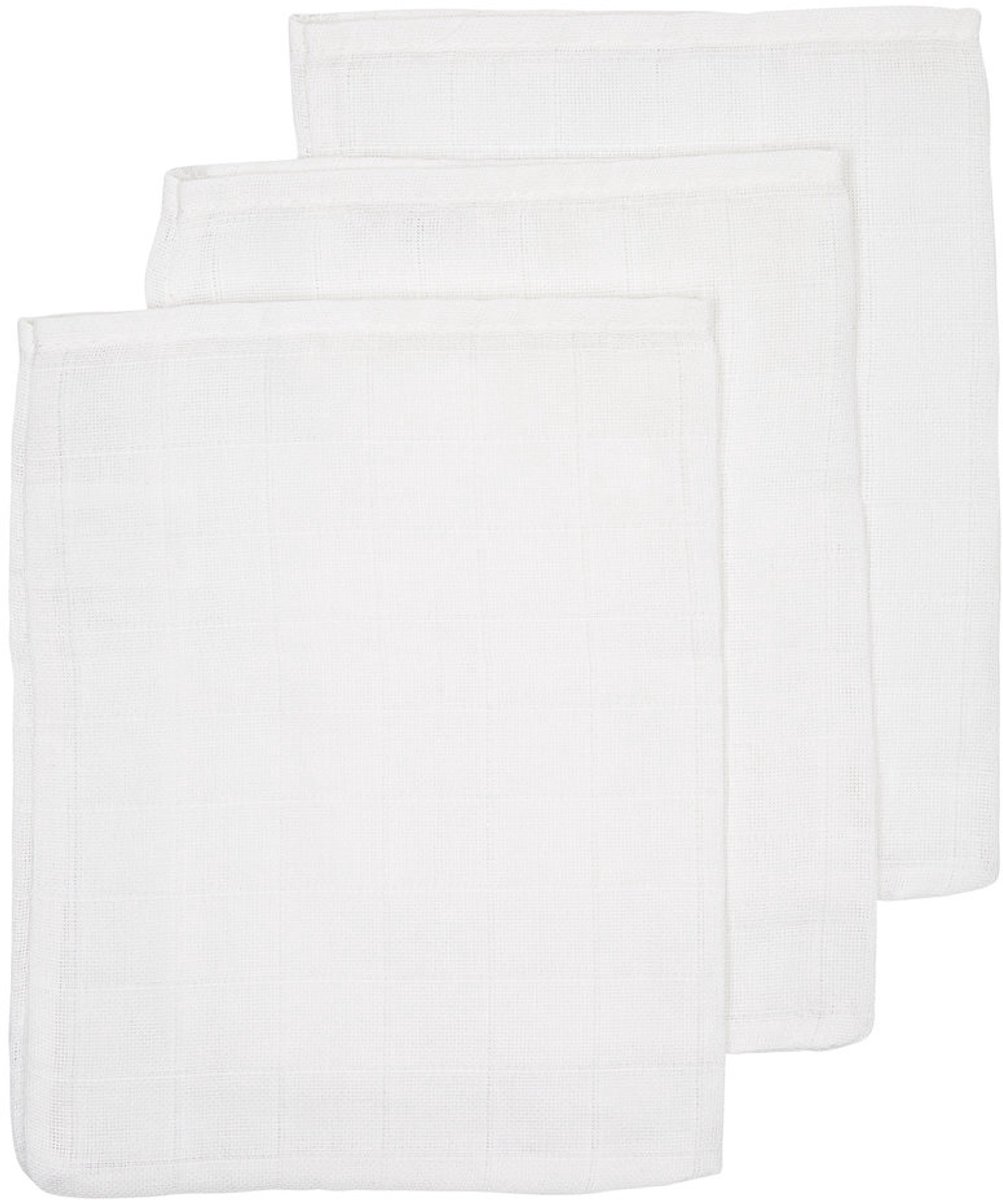 BD Collection Washand Wit 3-Pack