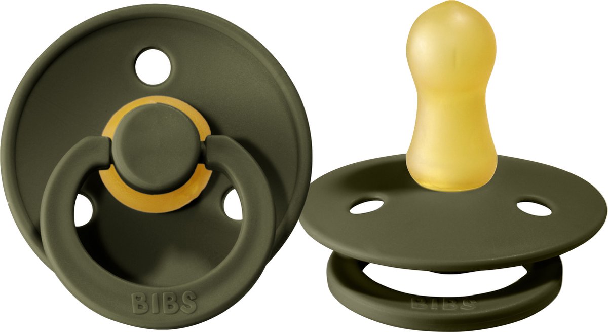Goedkoopste Bibs Fopspeen Round 0-6mnd Hunter Green