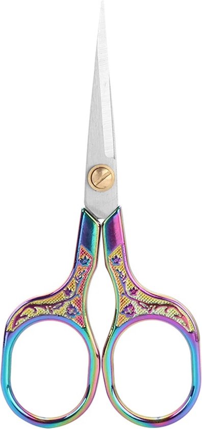 RVS Vintage Schaar I Draadschaar I Naaischaar I Borduurschaar I Knutselen I Draadschaar I Multicolor