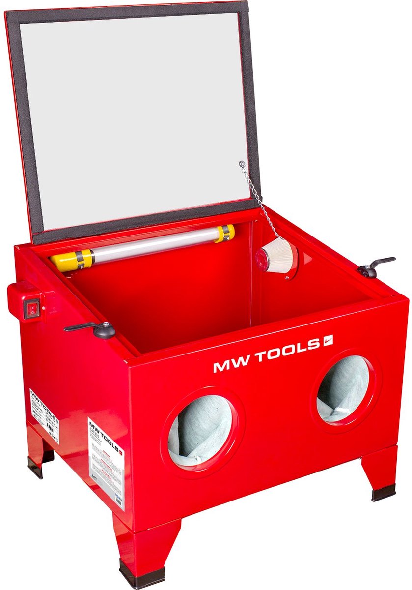 Straalcabine tafelmodel 80 L MW Tools CAT210