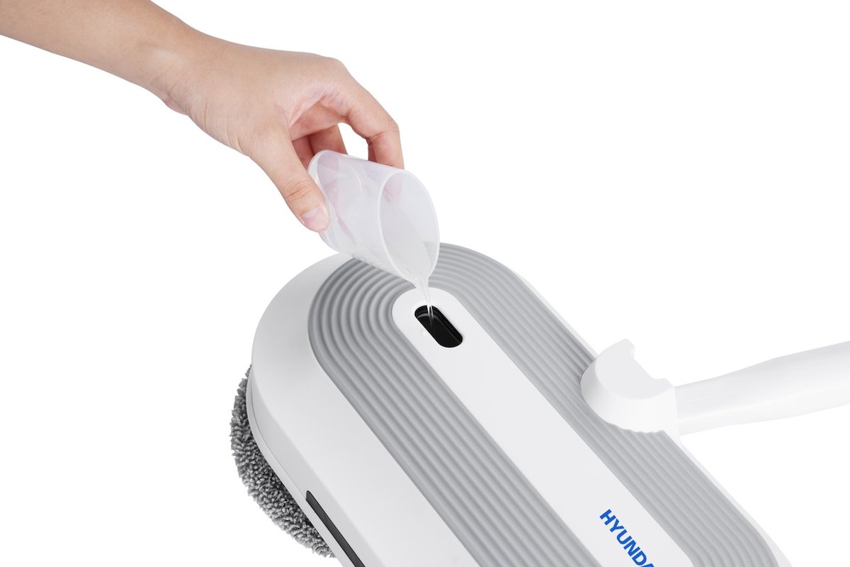 Hyundai Elektrische Dweil Draadloos – Vloerreiniger met Dubbele Roterende Koppen, Sprayfunctie, Oplaadbare Accu, Stil en Wendbaar Dweilsysteem – Elektrische Mop voor Laminaat, PVC, Tegels en Houten Vloeren – Feather PRO – foto 6