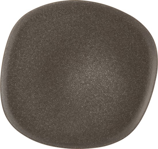 J-Line bord Louise - keramiek - bruin - large - 4 stuks