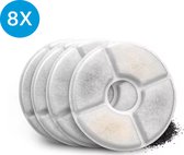 Drinkfontein Filters Navulling - 8 stuks - Premium 3-laags filters drinkfontein