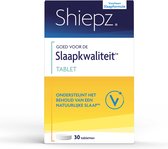 Shiepz Goed voor de slaapkwaliteit - Slaapmutsje ondersteunt het behoud van een natuurlijke slaap* - Valeriaanwortel extract ondersteunt de nachtrust* - 30 tabletten