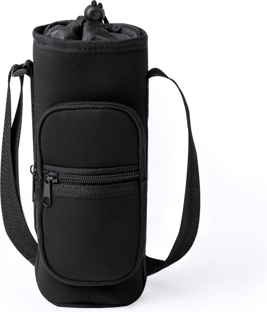 Porte-bouteille Isotherme Kamojo - Manchon Néoprène Noir - Sangle Réglable - Occasion