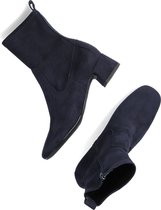 Unisa Lemico Enkellaarsjes - Enkelboots met rits - Dames - Blauw - Maat 38