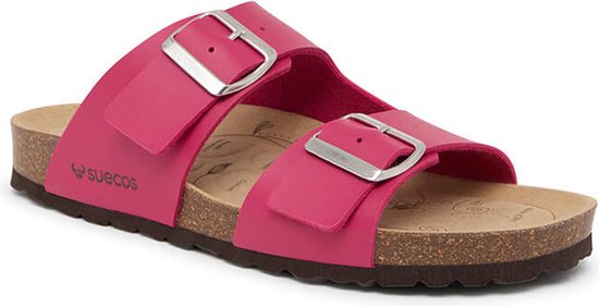 Suecos Bris slippers dames maat 40 - roze - vermoeide voeten - schokabsorberend - anatomisch voetbed – reflex binnenzool