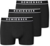 Schiesser 95/5 Organic Heren Shorts - Zwart - 3 pack - Maat XXL