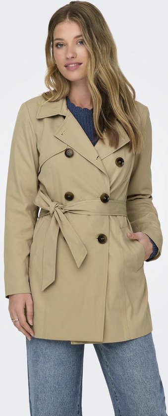 Noisy may Dames Nmmanya L/S Noos Trenchcoat, zwart, XS