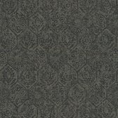 Etnisch behang Profhome 380223-GU vliesbehang licht gestructureerd in etnisch stijl mat grijs zwart 5,33 m2