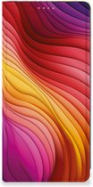 Stand Case geschikt voor Motorola Moto G34 Regenboog