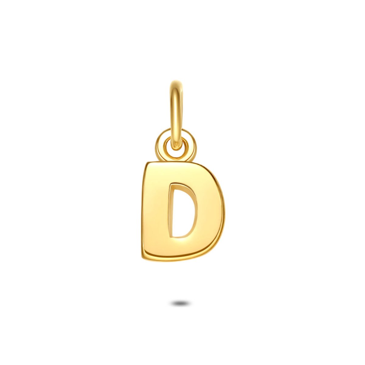 Twice As Nice Hanger in 18kt verguld zilver, letter D