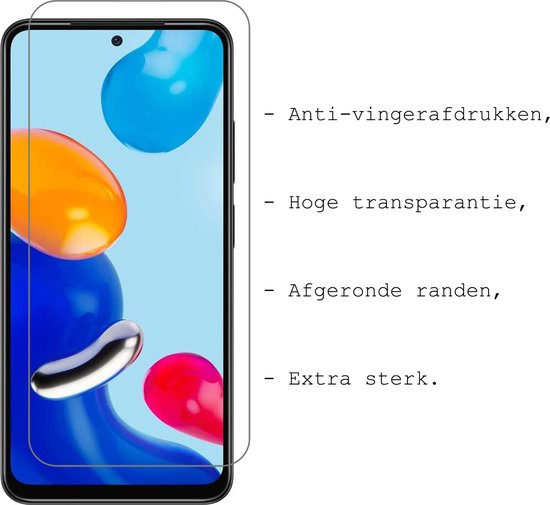 Protecteur d'écran adapté pour Xiaomi Redmi Note 11s Film de protection d'écran en Tempered Glass - Film de protection d'écran adapté pour Xiaomi Redmi Note 11s Film de protection d'écran en Glas - 2 pièces