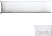 Ten Cate Lichaamskussen - Zijslaapkussen volwassenen - Body roll Kussen - Zwangerschapskussen - Body Pillow - Inclusief Kussensloop Katoensatijn Wit - 145 x 40 cm