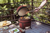 Buccan BBQ - Barbecue Kamado - Sunbury Smokey Egg - Table Grill 15"- Édition Limited - Rouge