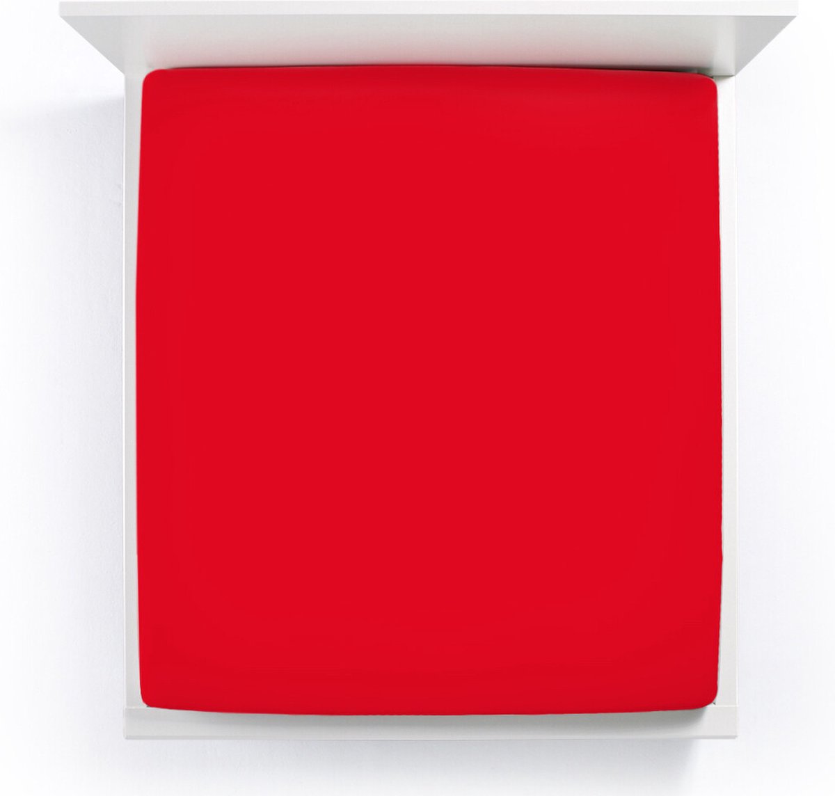 Hoeslaken Bella Donna Jersey Alto 120-130x200-220 cm (rood 0185)