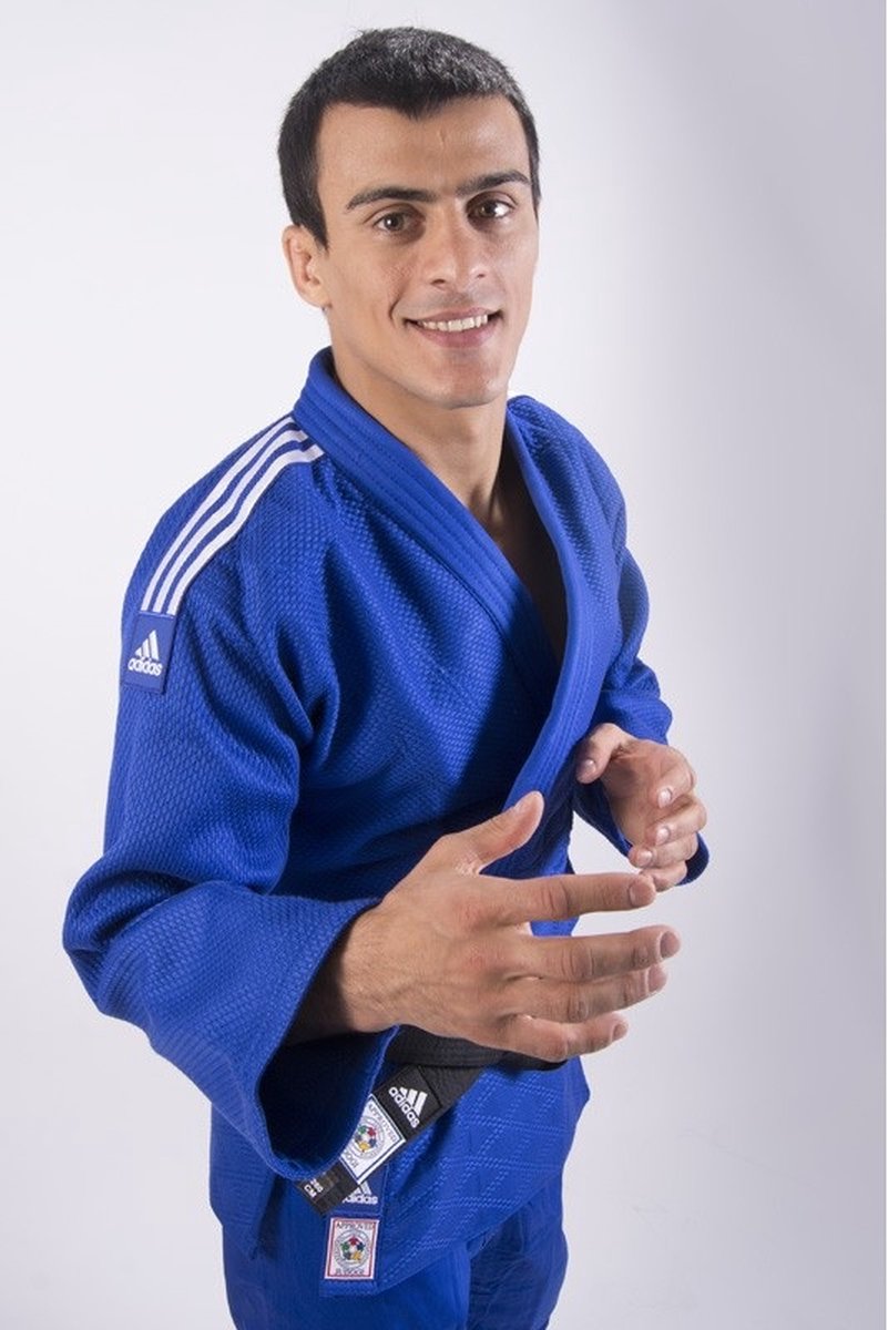 Judopak Adidas Champion slimfit IJF-goedgekeurd Blauw