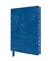 Vincent van Gogh: The Starry Night 2025 Artisan Art Vegan Leather Diary Planner - Page to View with Notes