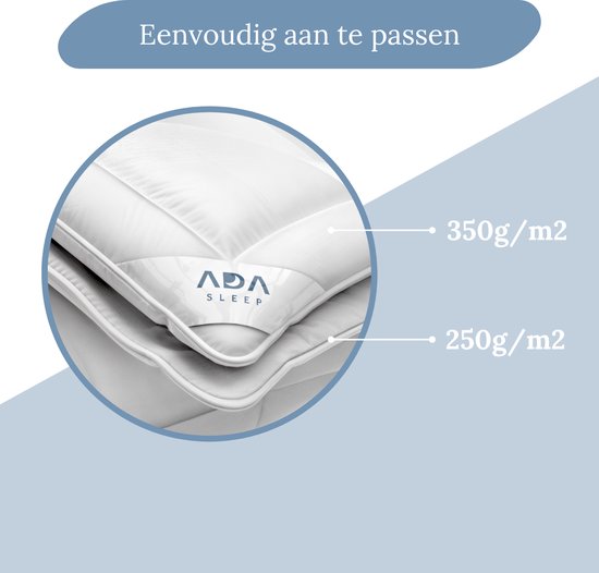 Ada Sleep dekbed - 200x200 cm - wit - four season - dekbed met twee ...