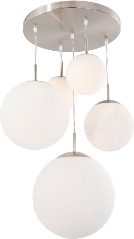 Steinhauer Bollique - Plafonnier - 5 lumières - Acier - Videlamp