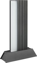 LED Tuinverlichting - Staande Buitenlamp - Torna Riza - 11W - Warm Wit 3000K - Rechthoek - Antraciet - Aluminium