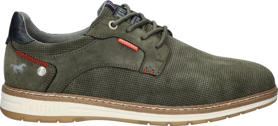 Mustang Veterschoenen Laag Veterschoenen Laag - groen - Maat 40