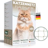 Kattennet - Kattennet Balkon - Katten Net - Katten Omheiningssysteem - Balkon Net - Kattengaas