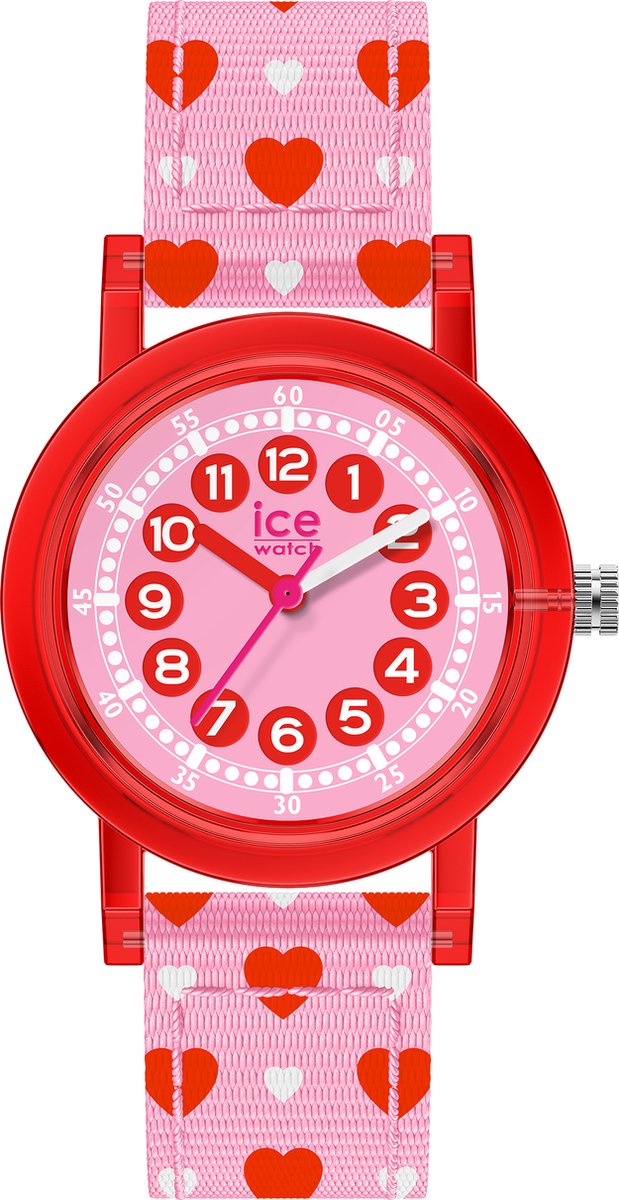 Ice Watch ICE learning - Red love 022690 Horloge - Textiel - Roze - Ø 32 mm