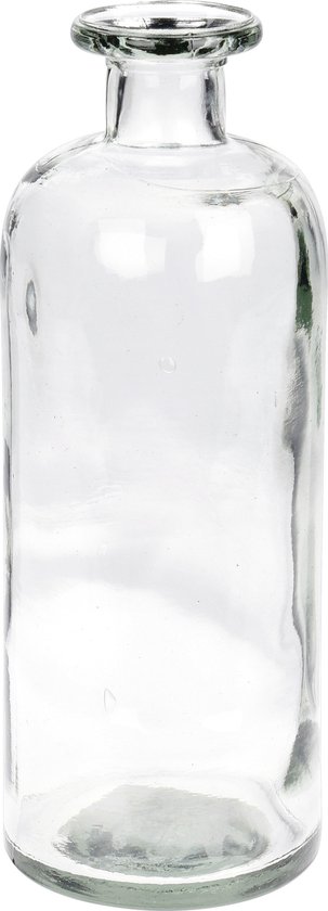 1x Glazen vaas/vazen 1,5 liter van 10 x 30 cm - Woondecoratie/accessoires - Home deco - Bloemenvazen - Glazen vazen voor bloemen en takken