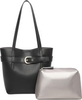 Ines Delaure - Sac à main Hip bag in bag - 2 sacs pour 1 - noir