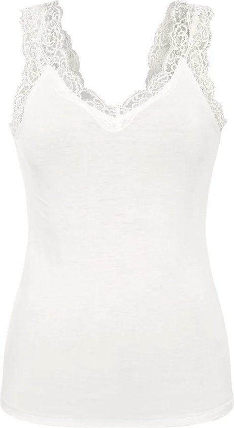PIECES PCBARBERA LACE TOP NOOS BC Dames Tanktop - Maat S