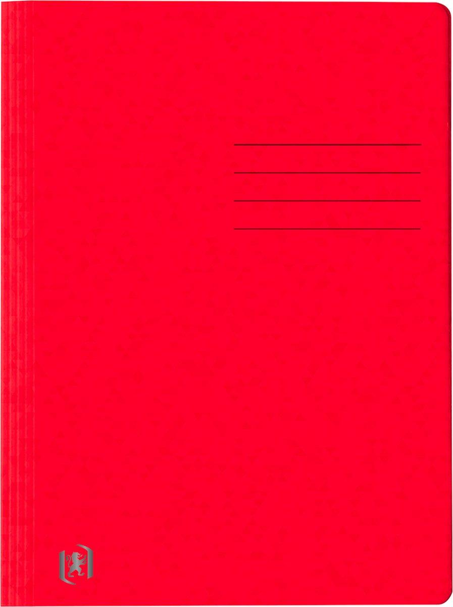 Oxford 400116211 map Karton Rood A4