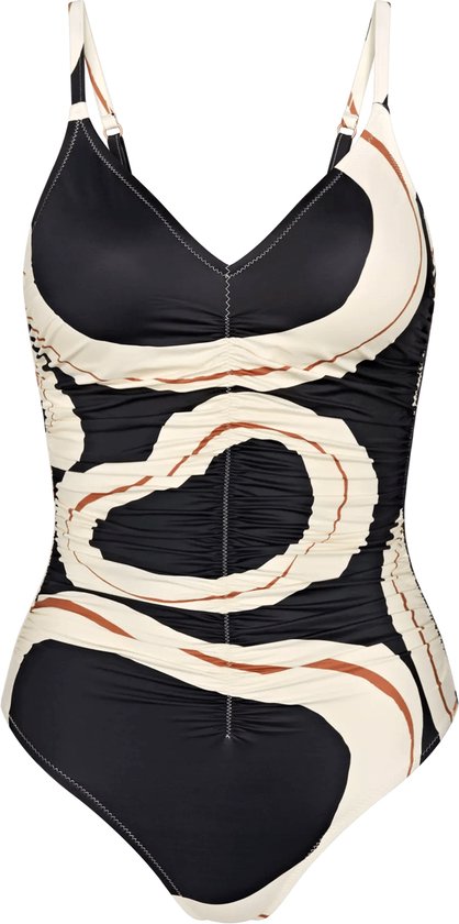 Triumph Summer Allure OP 01 Dames Badpak - Zwart Combi - Maat D46