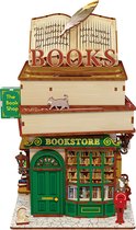 Tonecheer bureau prullenbak: Time Bookstore | Houten 3D-puzzel | Sensor | DIY-miniatuurhuis | TQ187