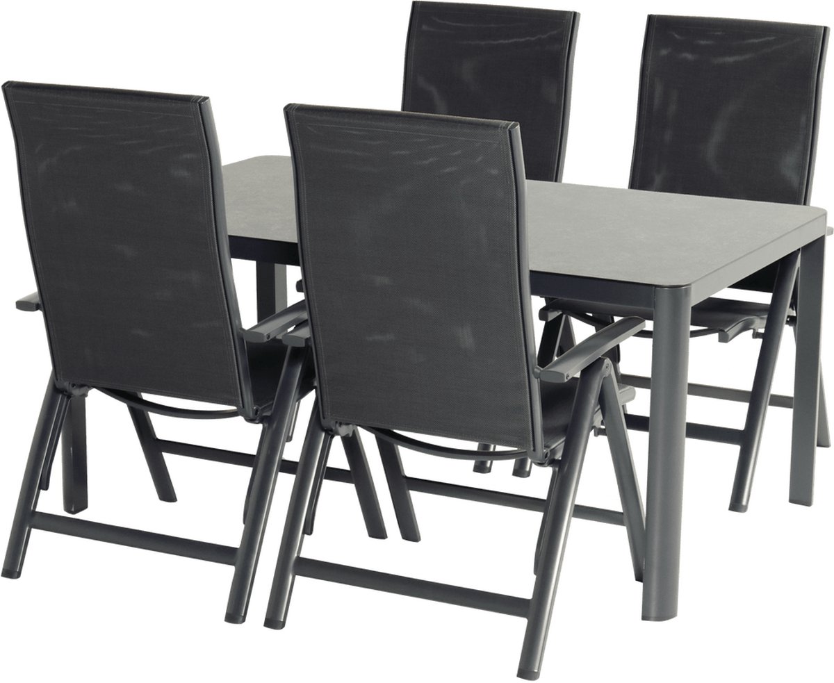 Hartman Chaise de jardin Sitges aluminium - textilène multipositions