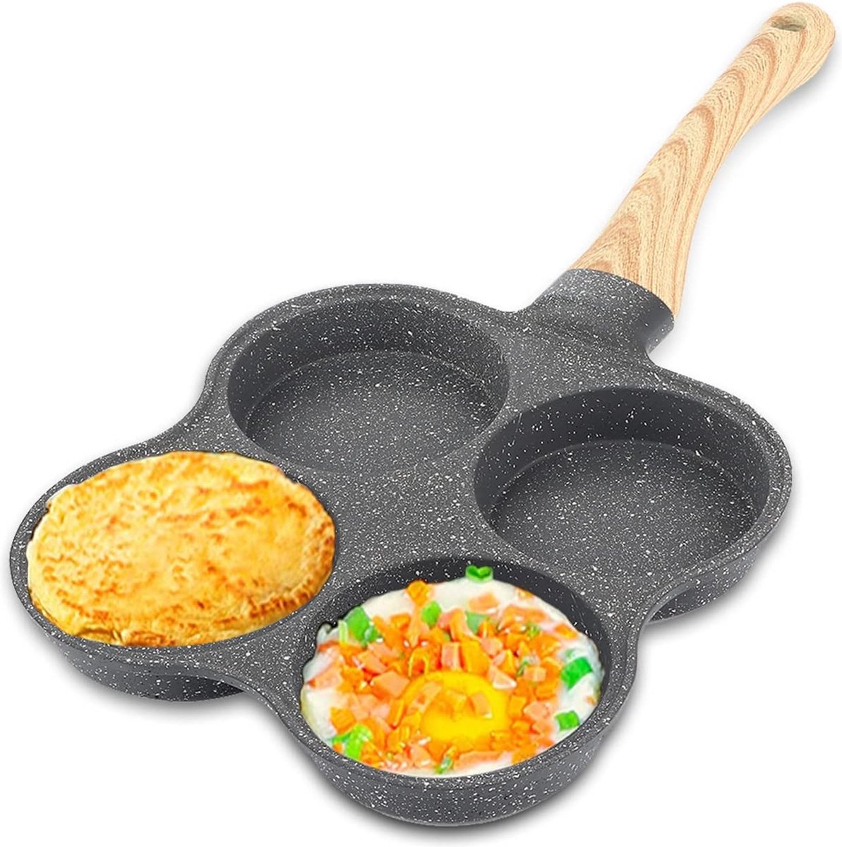 Egg frying pan - Multifunctioneel - Ei - Burger - Pan - Inductie