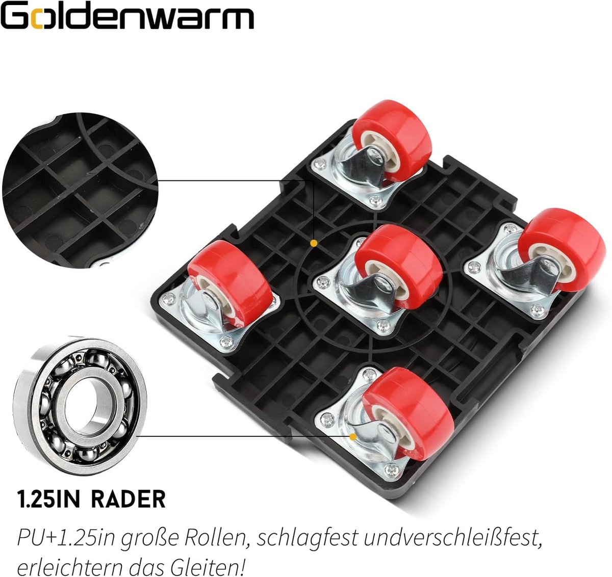 Meubeltransportrollerset