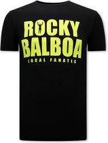 Rocky Balboa Heren T-shirt - Zwart