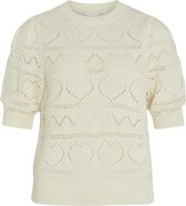 Vila Trui Vidafna 2/4 Knit Top 4 14100459 Birch Dames Maat - M