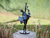 Brons beeld - Tuinbeeld Ballerina - modern beeld - Bronzartes - 44 cm hoog