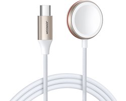 Joyroom Draadloze Oplader USB C Geschikt voor Apple Watch S7 / S8 / S9 - 120CM - Rose Goud