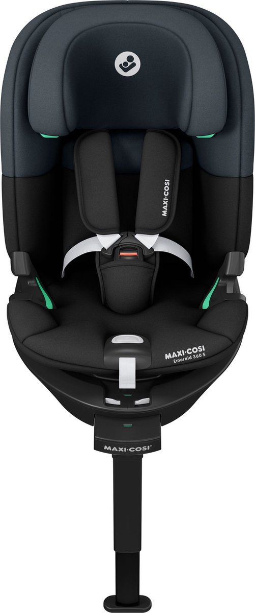 Maxi-Cosi Emerald 360 S i-Size - Autostoel - Tonal Black - Vanaf de geboorte tot 12 jaar van Maxi-Cosi — afbeelding 3