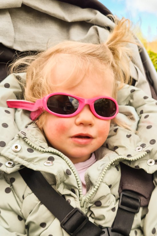 Kinderzonnebril Juul met band 0 - 3 jaar - maat S - roze van Kinder — afbeelding 2