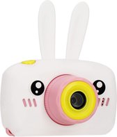 Springos Digitale Camera - Kindercamera - Kindvriendelijk - Konijn - Wit - 40MPX