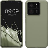 kwmobile coque de téléphone adaptée à Xiaomi 13T / 13T Pro - Coque pour smartphone - Coque arrière en gris-vert