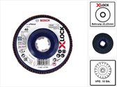 Bosch 10x lamellenschijf X571 X-LOCK Best voor Metaal 125x22.23mm K40 ( 10x 2608619209 ) rechte versie